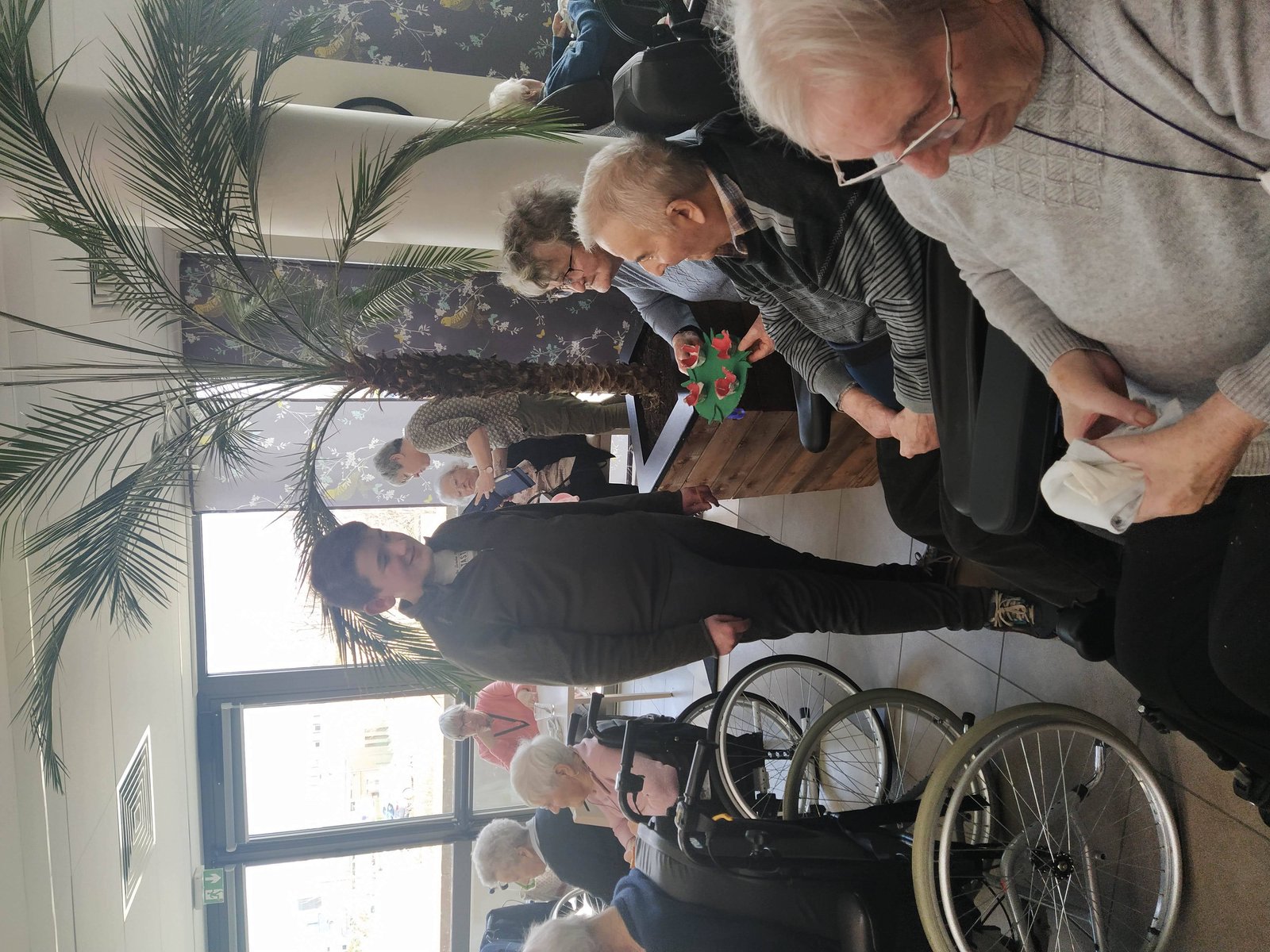 Visite des 5C à l'EHPAD Collège SaintExupéry