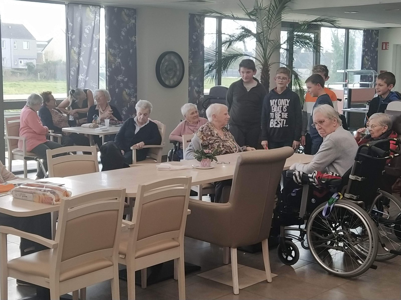 Visite des 5C à l'EHPAD Collège SaintExupéry